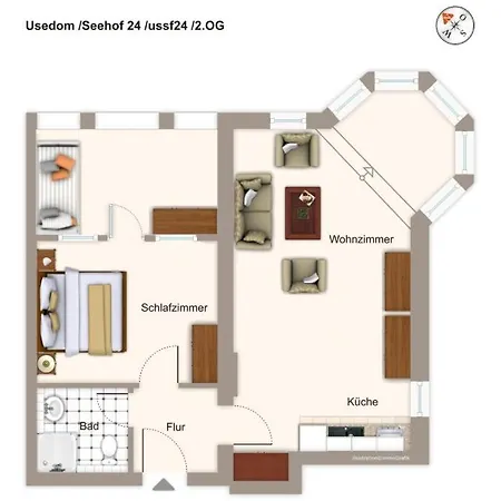 Lejlighed Seehof Seehof 24 Heringsdorf (Usedom)